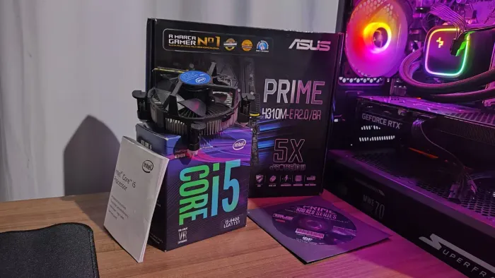 Kit Upgrade: Intel Core i5-8400 + Asus PRIME H310M | + Cooler | Completo!