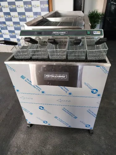 R1 Fritador industrial 30l zona fria a óleo Metalcubas