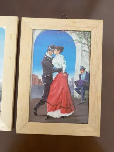 Miniquadros com gravuras de Tango