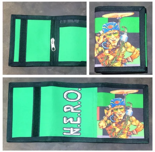 Carteira nova Atari consulte antes disponiveis velcro tema anos 80 e 90