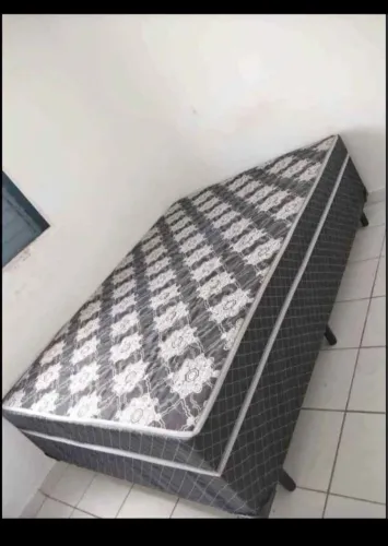 CAMA CASAL BOX CONJUGADA 20CM D33 COM MOLAS ENSACADAS