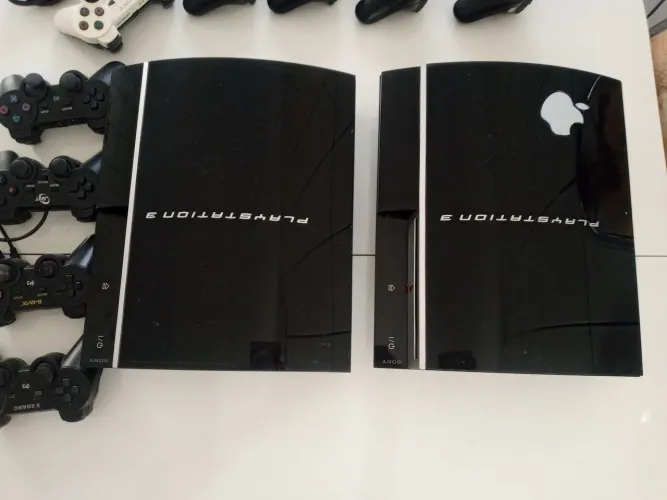 2 PS3 Fat + 9 controles "no estado" p/ conserto Aceitamos Olx Pay 