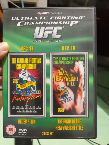 DVD UFC 17 Redemption & UFC 18 The Road to The Heavyweight Title - DVD
