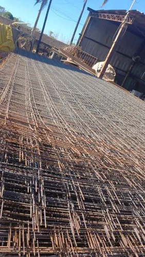 Malha 15x15 #3.4 6mt de Aço para Fundação e Estrutura