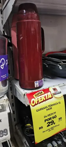 Garrafa térmica 1L Mor