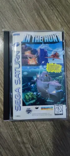 JOGO IN THE HUNT SEGA SATURN LONG BOX AMERICANO COMPLETO