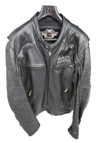 Jaqueta de Couro Original Harley Davidson - Tam XL