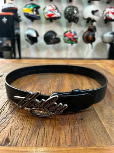 Cinto Feminino Original Harley Davidson Relevo Com Fivela 