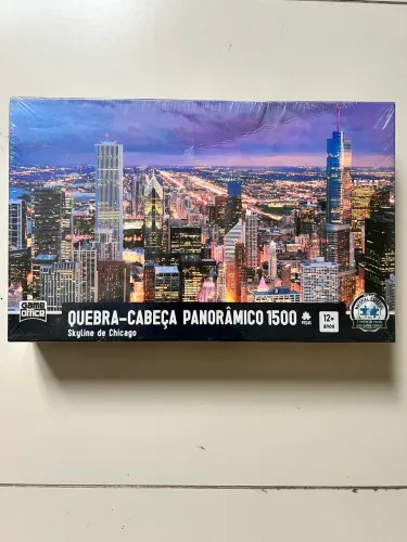 Quebra-cabeça panorâmico 1500 peças Toyster - Skyline de Chicago