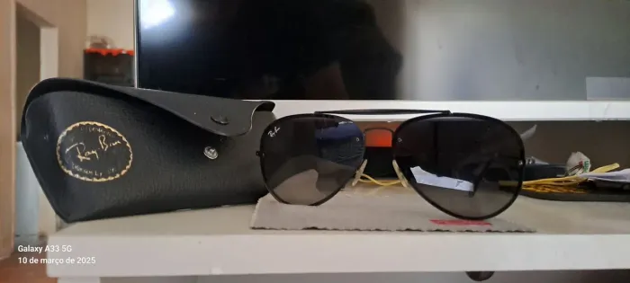 Óculos de Sol Ray-Ban Aviator legítimo 