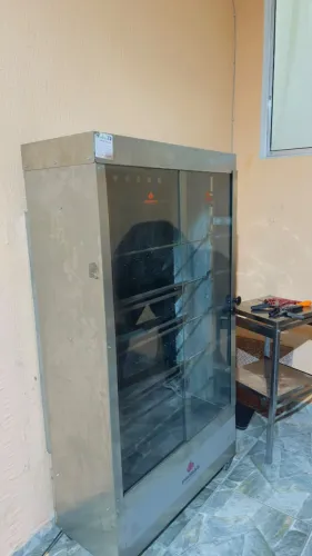 Máquina de assar frango completa progas com mesa e acessórios