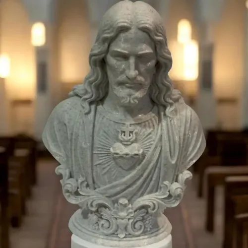 Busto 3D - Sagrado Coração de Jesus