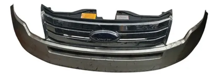 Parachoque Frontal Ford Edge 08 09 Com Acabamento Cinza