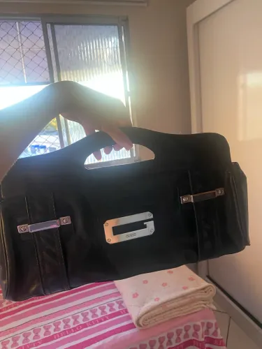 Bolsa preta Vintage GUESS