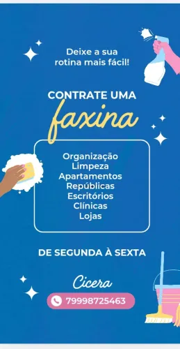 Faxina meio período