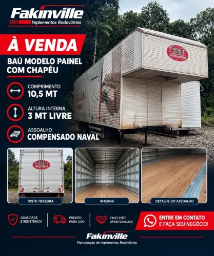 Baú de 4,1 metros até 11,7 metros 