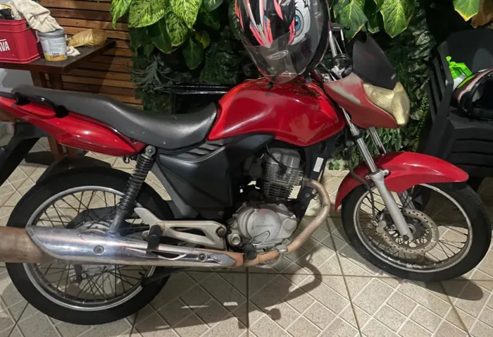 Titan 150 mix partida elétrica e freio a disco