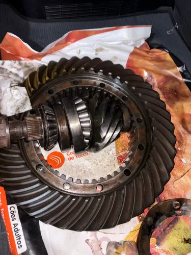 Coroa e pinhão 7x43 pra rokowell 240
