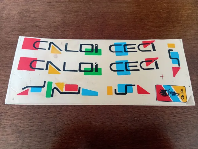 Adesivos originais caloi ceci