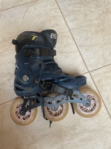 Patins traxart freestyle ekstension - rodas de led Multicolor 110mm abec-9 tamanho 39-40