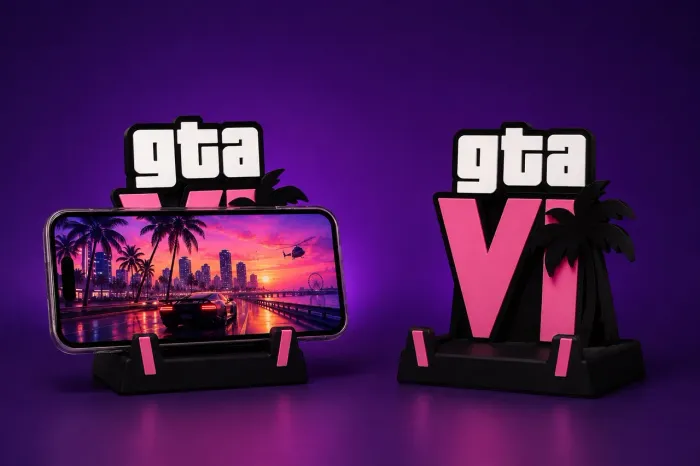 Suporte para celular GTA VI - gta 6 Vice city decorativo Gamer