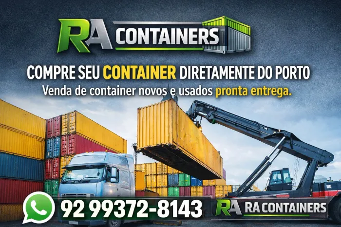 Container Usado e Novo - Direto do Porto em Manaus