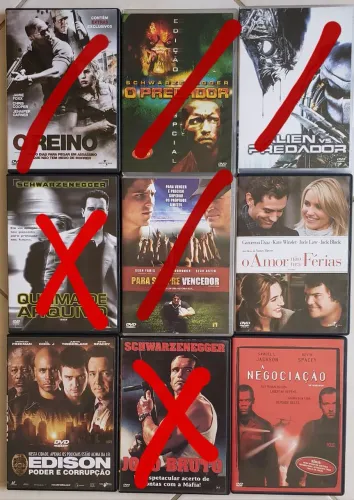 DVDS ORIGINAIS - 04 por 10,00