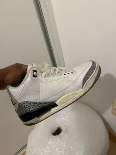 Tênis Air Jordan 3 Cement Grey