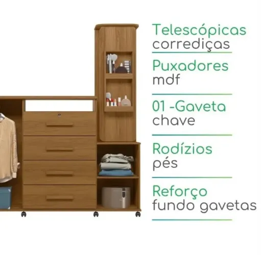 Cômoda com espelho 