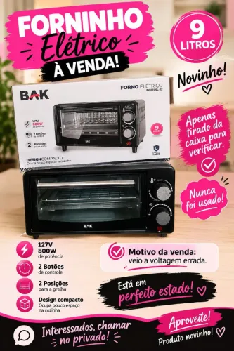 Vendo forninho 9lt
