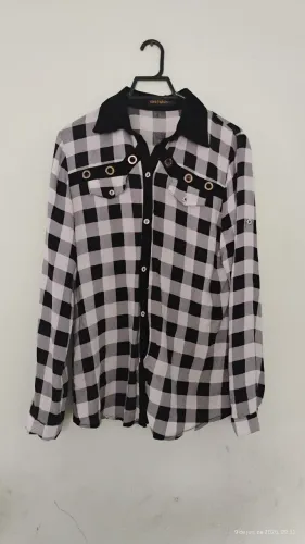 Camisa xadrez feminina tamanho M