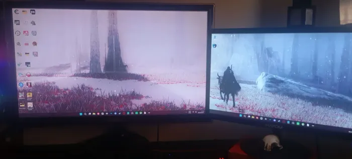 Dois monitores por 550 (22p 60hz e 19p 75hz)