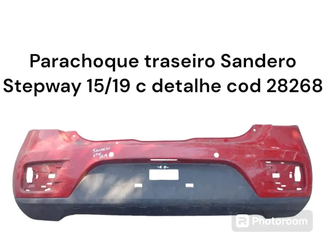 Parachoque traseiro Sandero stepway