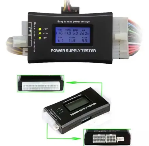Teste Fonte Alimentação Atx 20/24 Pinos (99995.9905 zap)