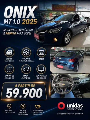 Chevrolet Onix Hatch 1.0 12V Flex Mec. 4P 2025