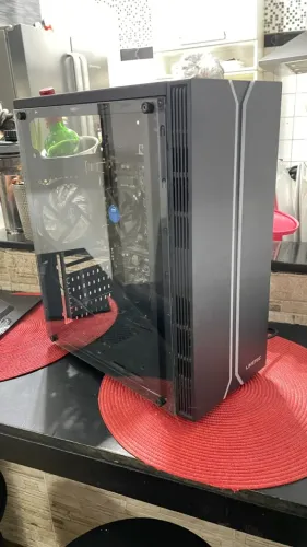 Placa mãe H410M, Processador Intel i3 10 gen + gabinete