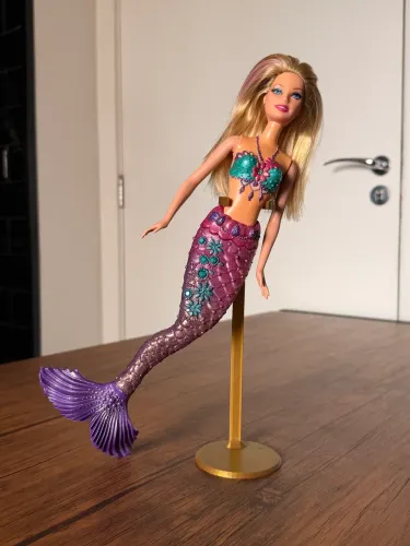 barbie sereia bath play fun mermaid 2011