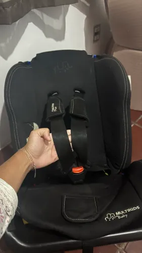 Cadeirinha de Bebê para Carro Multikids Baby - Preta (Bom Estado)