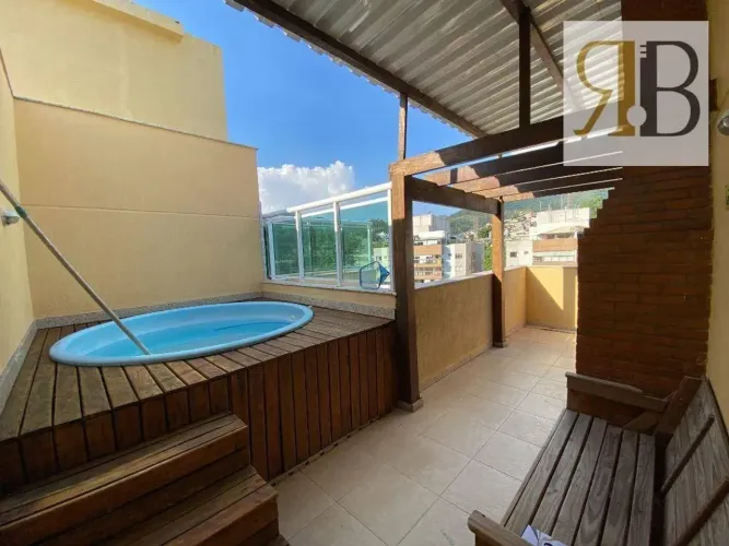 Cobertura com 4 dormitórios para alugar, piscina e churrasqueira privativas por R$ 2.500/m