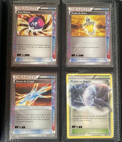Cards Pokémon - Lote de Treiners de varias gerações.