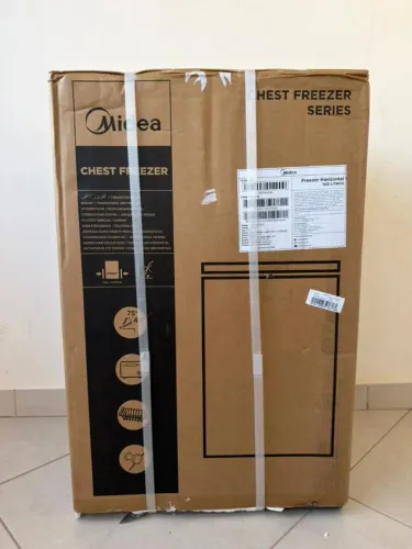 Freezer Horizontal Midea Flexbeer 100 Litros Inverter Preto Bivolt - Lacrado e com NF