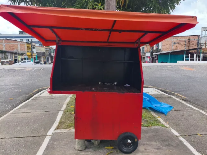 Carro para lanches, trailer.