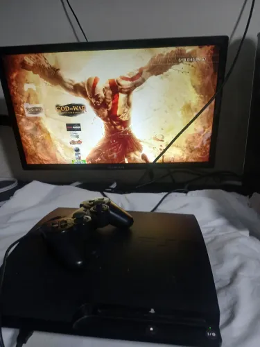 Ps3 Desbloqueado Hen 1 Controle 300GB - Leia a descrição...