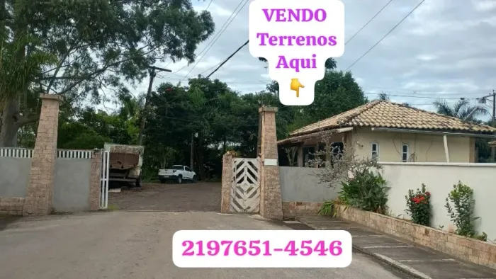 VENDO ÓTIMOS TERRENOS NO MELHOR CONDOMÍNIO DE MARICÁ, PEDRA GRANDE. DOC. OK! R$ 120.000