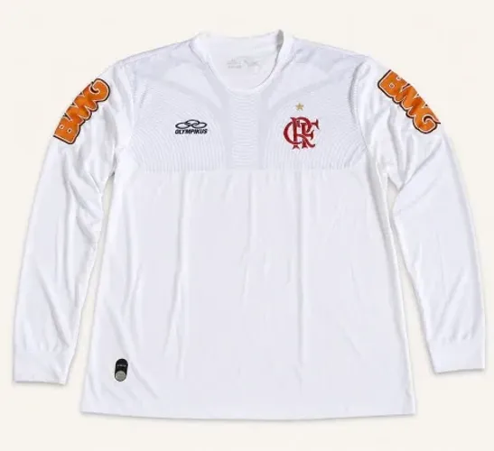 Camisa de Treino Flamengo Olympikus Manga Longa c/ Patrocínios Original - FL26013C