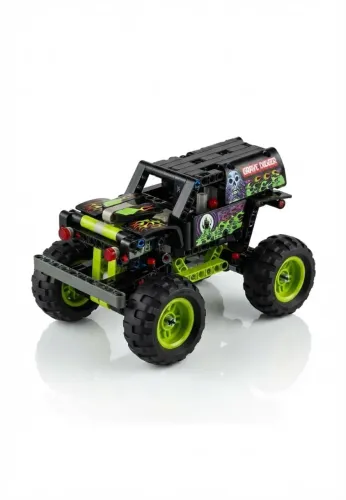 Carro monster truck de lego, 2 em 1!