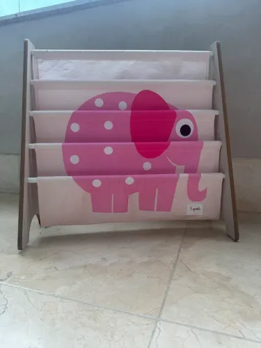 Estante Porta Livros Infantil Montessori Organizador para Crianças