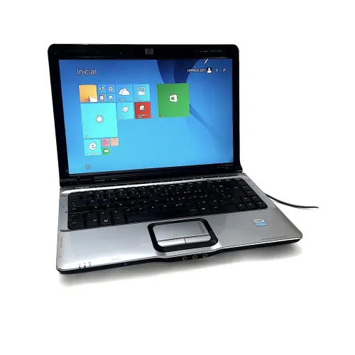 Laptop HP Pavilion dv2000 antigo de 2007 funcionando