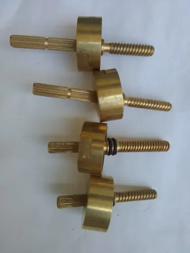 Conjunto parafuso interno e porca latão de registro gaveta para usar acabamento POLO DECA