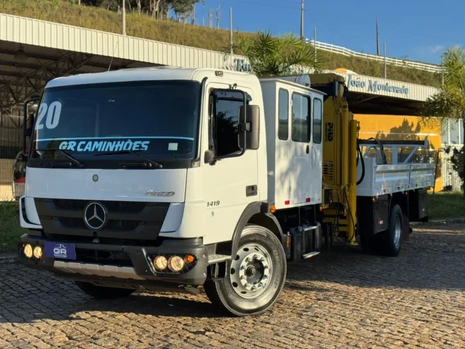 CAMINHÃO MB 1419 ATEGO 4x2 COM MUNCK,MÓDOLO E CARROCERIA